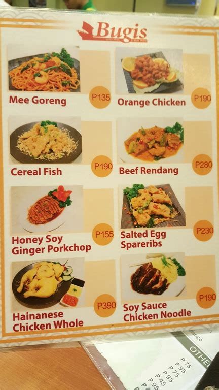 bugis restaurant banawe menu.